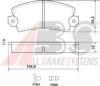 FERODO FDB106 Brake Pad Set, disc brake